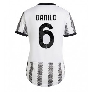 Juventus Danilo #6 kläder Kvinnor 2022-23 Hemmatröja Kortärmad